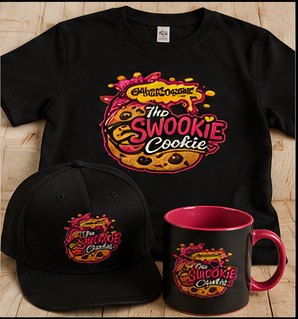 The SWOOKiE Cookie branded merchandise