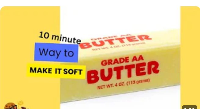10 Minute Way to Make Butter Soft